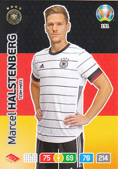 Marcel Halstenberg Germany Panini UEFA EURO 2020#191